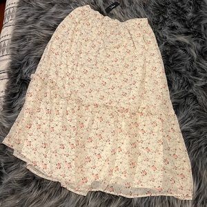 Lulus floral skirt XL